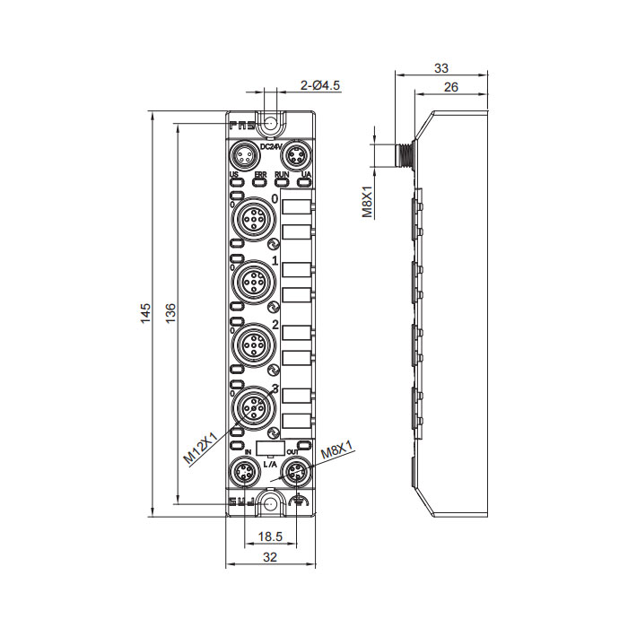 支持多協(xié)議主站、4端口、IO-Link主站、Class A、007AA3